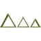 Ekena Millwork Triangle, Open Back, Vintage Farmhouse Shadow Box Shelves, Barnwood Decor Collection, PK3 DECR15SBTROBGR - alternate 2